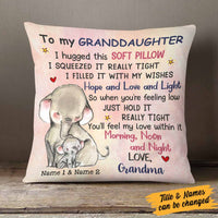 Personalized Hug This Mom Grandma To Daughter Granddaughter Pillow DB243 30O58 thumb 1