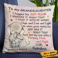 Personalized Hug This Mom Grandma To Daughter Granddaughter Pillow DB243 30O58 thumb 1