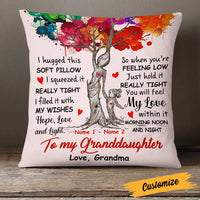 Personalized Mom Grandma Daughter Granddaughter Hug This Pillow DB242 85O23 thumb 1