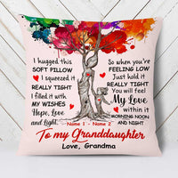 Personalized Mom Grandma Daughter Granddaughter Hug This Pillow DB242 85O23 thumb 1