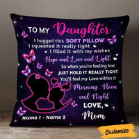 Personalized Hug This Daughter Pillow DB244 30O57 thumb 1