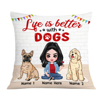 Personalized Dog Icon Pillow DB245 30O36 thumb 1