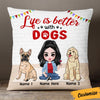 Personalized Dog Icon Pillow DB245 30O36 1