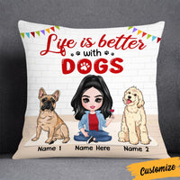Personalized Dog Icon Pillow DB245 30O36 thumb 1