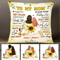 Personalized Mom Grandma Daughter Granddaughter Hug This Pillow DB241 87O47 thumb 1