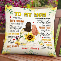 Personalized Mom Grandma Daughter Granddaughter Hug This Pillow DB241 87O47 thumb 1