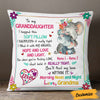 Personalized Elephant Granddaughter Hug This Pillow DB242 87O57 1