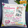 Personalized Elephant Granddaughter Hug This Pillow DB242 87O57 1