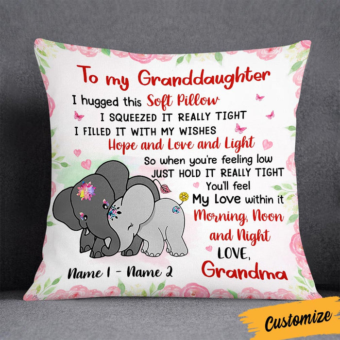 Personalized Hug This Granddaughter Pillow DB245 26O36 1