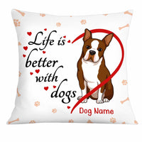 Personalized Dog Icon Pillow DB247 26O34 thumb 1