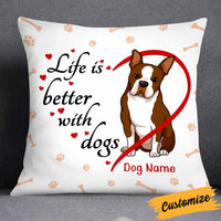 Personalized Dog Icon Pillow DB247 26O34 thumb 1