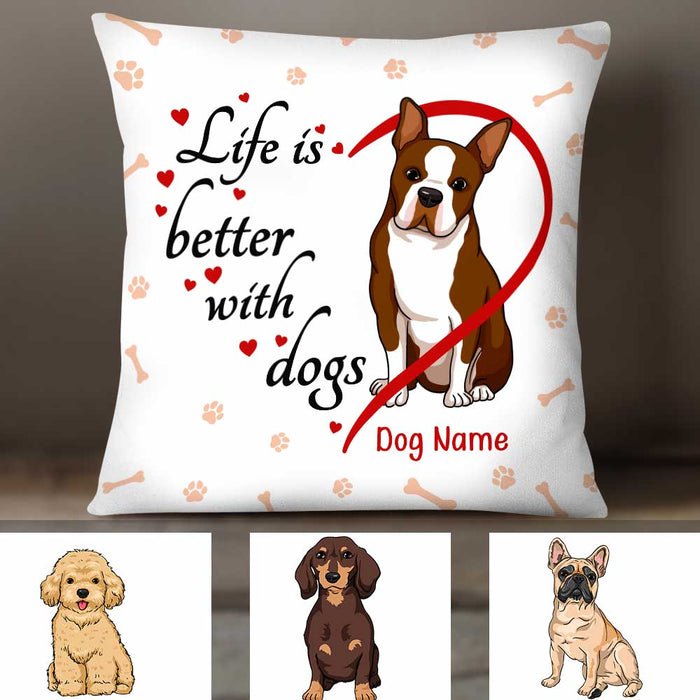 Personalized Dog Icon Pillow DB247 26O34 1