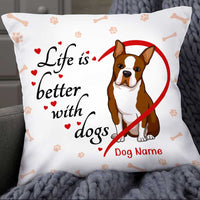 Personalized Dog Icon Pillow DB247 26O34 thumb 1