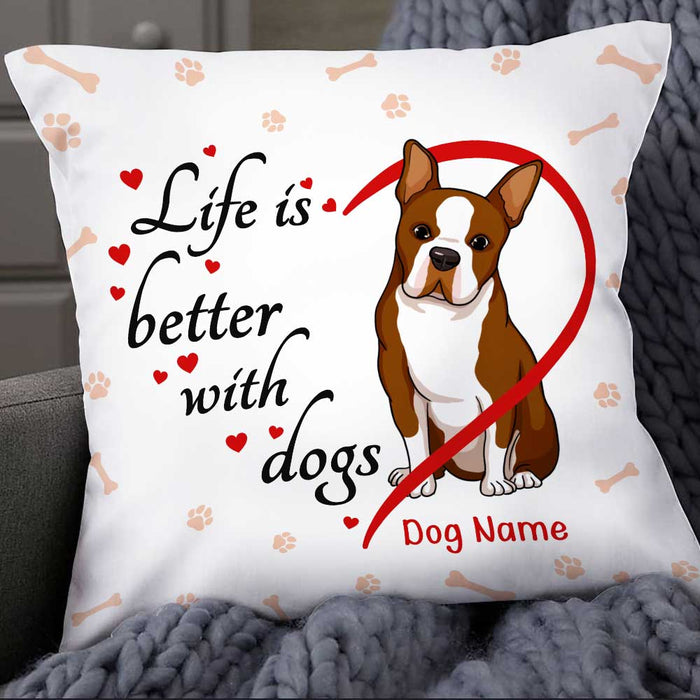 Personalized Dog Icon Pillow DB247 26O34 1
