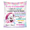 Personalized Unicorn Grandma Granddaughter Blanket NB161 24O47 1
