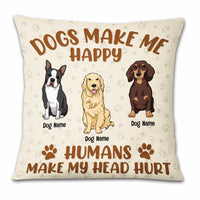 Personalized Dog Icon Pillow DB244 87O23 thumb 1