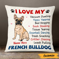 Personalized Dog Icon Pillow DB245 87O47 thumb 1