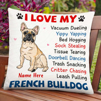 Personalized Dog Icon Pillow DB245 87O47 thumb 1