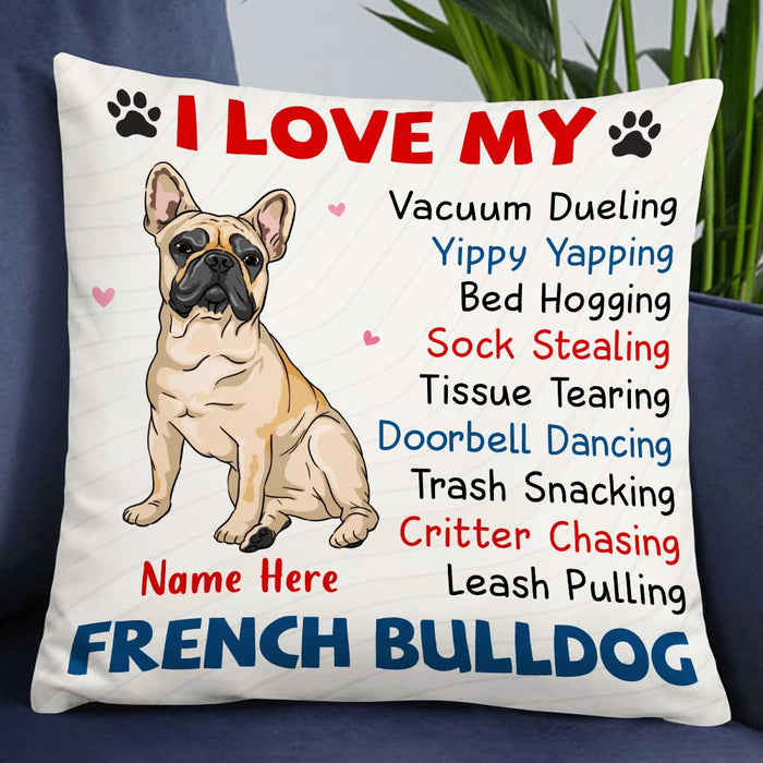 Personalized Dog Icon Pillow DB245 87O47 1