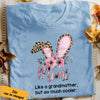Personalized Grandma Bunny Flower T Shirt MR14 30O36 1