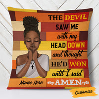 Personalized God BWA Pray Pillow DB241 81O53 thumb 1