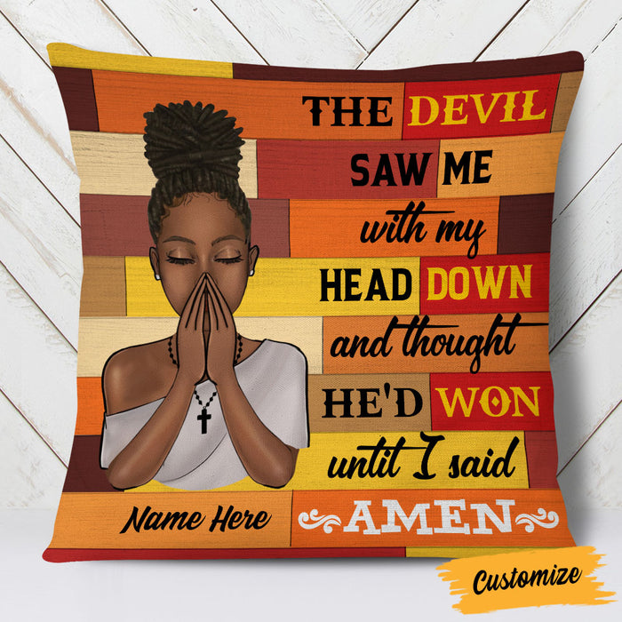 Personalized God BWA Pray Pillow DB241 81O53 1