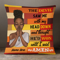 Personalized God BWA Pray Pillow DB241 81O53 thumb 1