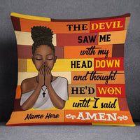 Personalized God BWA Pray Pillow DB241 81O53 thumb 1