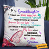 Personalized Butterfly Granddaughter Hug This Pillow DB251 23O36 1
