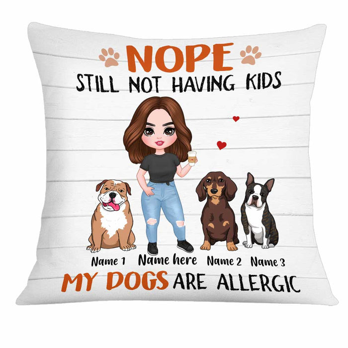 Personalized Dog Icon Pillow DB253 23O34 1