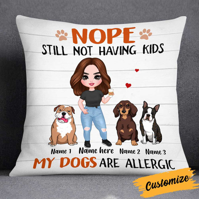 Personalized Dog Icon Pillow DB253 23O34 1