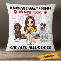 Personalized Dog Icon Mom Pillow DB251 26O23 thumb 1