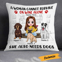 Personalized Dog Icon Mom Pillow DB251 26O23 thumb 1