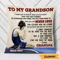 Personalized Wrestling Dad To My Son Pillow DB251 95O47 thumb 1