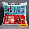 Personalized Wrestling Strong Brave Humble Pillow DB253 95O24 1
