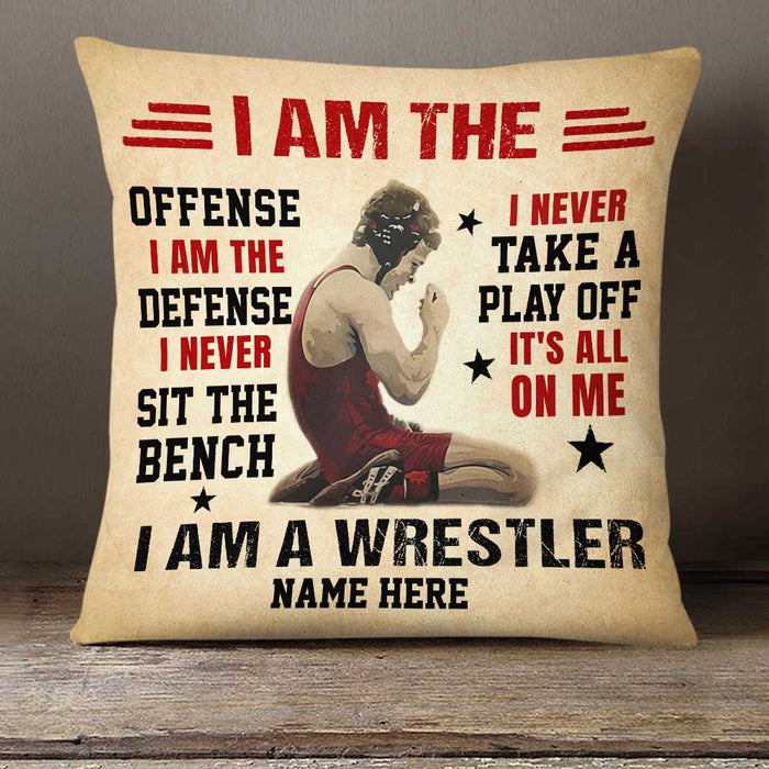 Personalized Wrestling Pillow DB254 30O23 1