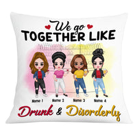 Personalized Friends Icon We Go Together Pillow DB254 95O53 thumb 1