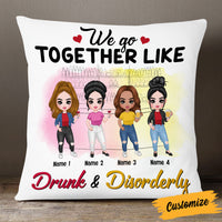 Personalized Friends Icon We Go Together Pillow DB254 95O53 thumb 1