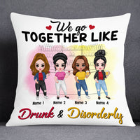 Personalized Friends Icon We Go Together Pillow DB254 95O53 thumb 1