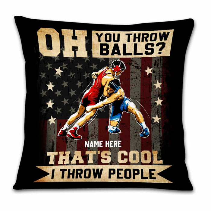 Personalized Wrestling Pillow DB255 23O23 1