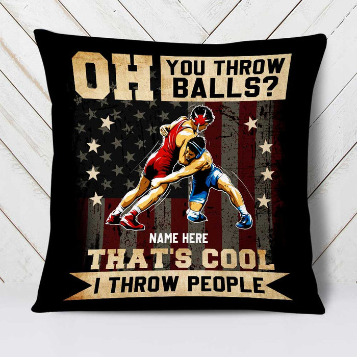 Personalized Wrestling Pillow DB255 23O23 1
