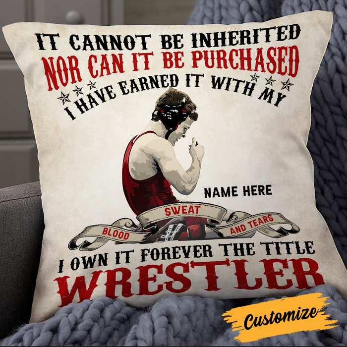 Personalized Wrestling Pillow DB256 23O24 1
