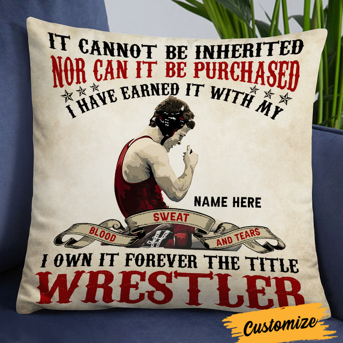 Personalized Wrestling Pillow DB256 23O24 1