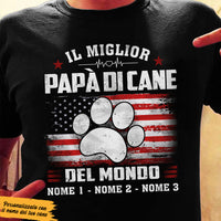 Personalized Papà Cane Italian Dog Dad T Shirt AP143 67O57 thumb 1