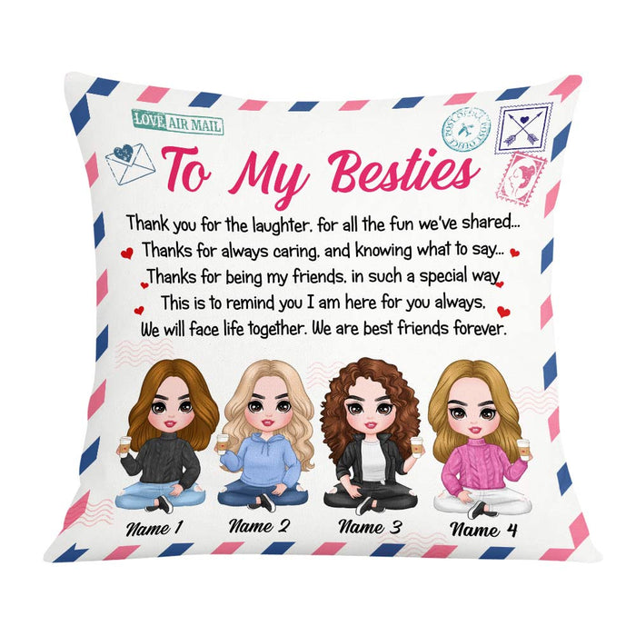 Personalized Friends Icon Thank You Pillow DB257 95O57 1