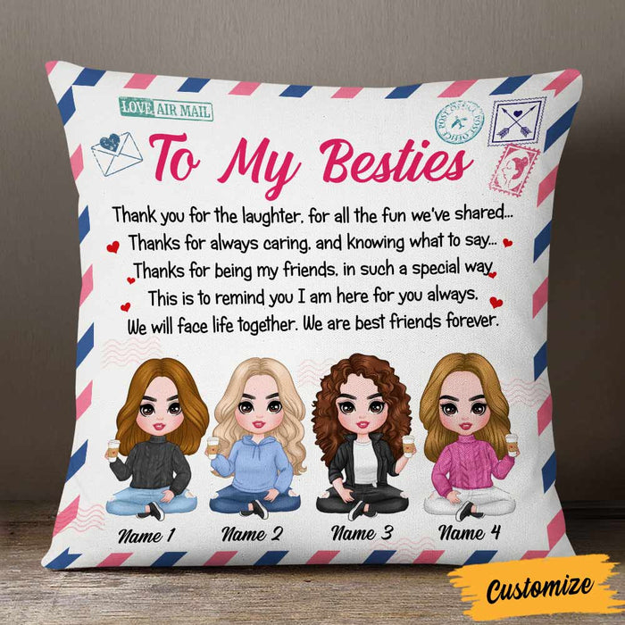 Personalized Friends Icon Thank You Pillow DB257 95O57 1