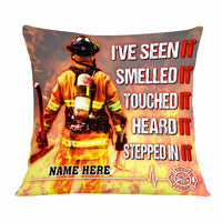 Personalized Firefighter Proud Pillow DB274 95O57 thumb 1