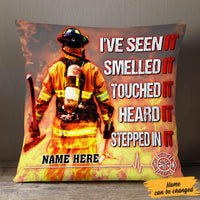 Personalized Firefighter Proud Pillow DB274 95O57 thumb 1