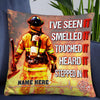 Personalized Firefighter Proud Pillow DB274 95O57 1