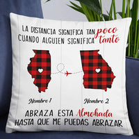 Personalized Someone Means So Much Long Distance Spanish Pillow DB271 85O57 thumb 1